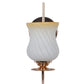 JS-VP S-545-1W Modern Wall Lights 2xE27 Mild Steel & Glass Material Gold & White, Yellow Finish