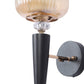 JS-VP S-560-1W Mashal Wall Lights 1xE27 Mild Steel & Glass Material Brown & Clear Finish
