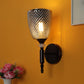JS-VP S-566-1W Modern Wall Lights 1xE27 Mild Steel & Glass Material Glossy black & Smoky Finish