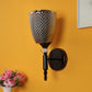 JS-VP S-566-1W Modern Wall Lights 1xE27 Mild Steel & Glass Material Glossy black & Smoky Finish