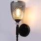JS-VP S-566-1W Modern Wall Lights 1xE27 Mild Steel & Glass Material Glossy black & Smoky Finish