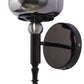 JS-VP S-568-1W Modern Wall Lights 1xE27 Mild Steel & Glass Material Glossy black & Smoky Finish