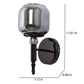 JS-VP S-568-1W Modern Wall Lights 1xE27 Mild Steel & Glass Material Glossy black & Smoky Finish