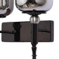 JS-VP S-568-2W Modern Wall Lights 2xE27 Mild Steel & Glass Material Glossy black & Smoky Finish