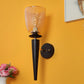 JS-VP S-571-1W Mashal Wall Lights 1xE27 Mild Steel & Glass Material Brown & Champaign Finish