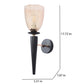 JS-VP S-571-1W Mashal Wall Lights 1xE27 Mild Steel & Glass Material Brown & Champaign Finish