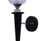 JS-VP S-559-1W Mashal Wall Lights 1xE27 Mild Steel & Glass Material Brown & Clear Finish