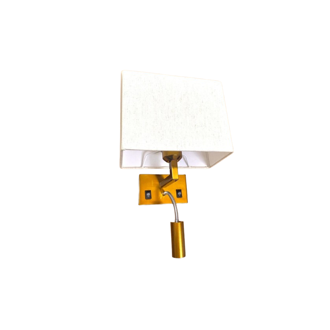 JS-VP S-515-1W Modern Wall Lights 1xE27 Mild Steel & Glass Material Antique Gold & Cream Finish