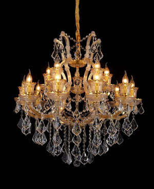 Vivara Banquet Hall's Custom Maria Theresa Chandeliers