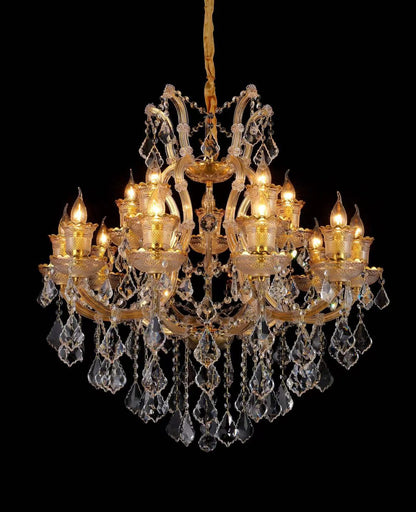 Vivara Banquet Hall's Custom Maria Theresa Chandeliers