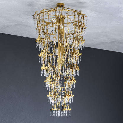Twisted Petal Blossom Tree Chandelier