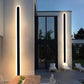 JS-SCH Wl2202 Matt Black 20w Led Outdoor Wall Lights