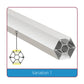 JS-JAS Suspended Alluminium Profile For Strips 143-JAS-S0101