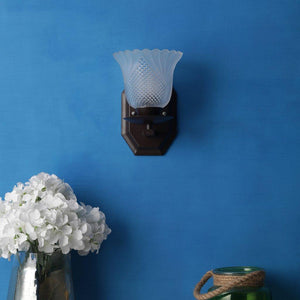 Metz Brown Metal Wall Sconces | Z-285-1W | Included Bulb | Eliante by Jainsons Lights