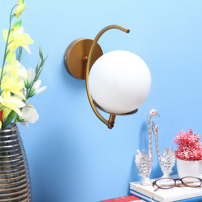 Gold Metal Wall Light - Z-396-1W - Included Bulb