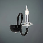 JSPHILO-Clear 3-167-1xE-14 Crystal Wall Light