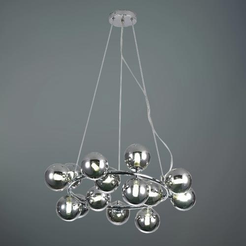 JSPHILO-Chrome 6-199-15xG9 Luxury Chandelier