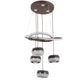 Brown Metal Hanging Light - a-212-4lp - Included Bulb