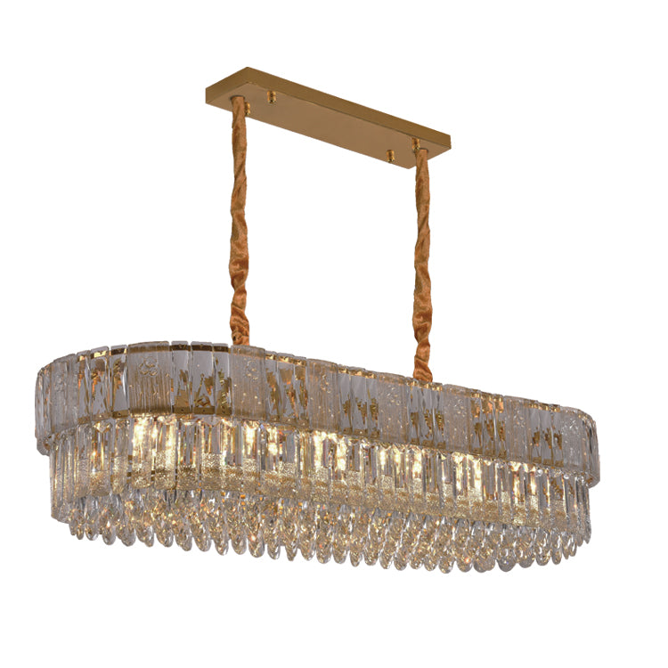 JSPHILO 6-390-12xE14 SHINE Rectangular Chandeliers