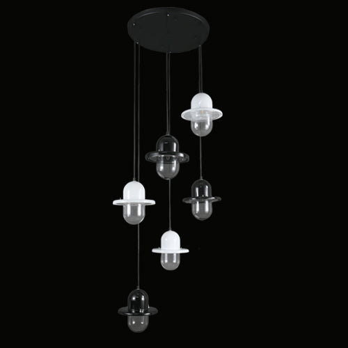 JSPHILO 6-292-6xE27 Impressions Cluster Hanging