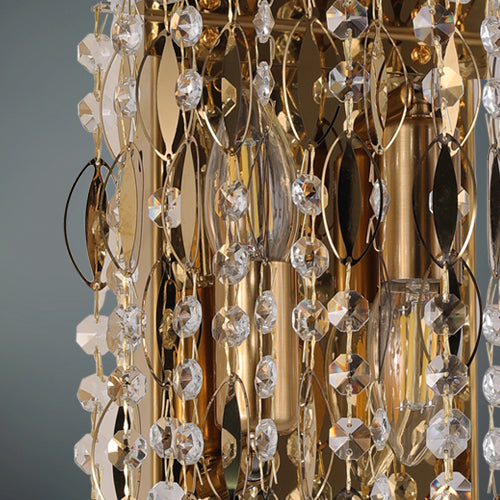 JSPHILO 3-217-2xE14 Shine Crystal Wall Light