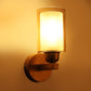 ELIANTE Gold Iron Base White and Gold White Shade Wall Light - A-425-1W-Rd - Bulb Included