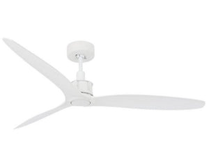 JS-LXR Modern AC 52″ Ceiling Designer Fans AA0041-Matt White Motor & White Wooden Blades