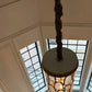 Pebble Glass Mosaic Column Chandelier – A Dramatic Statement for Multi-Storey Stairwells