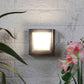 Precioco Grey Aluminium Outdoor Wall Light | 4230-BB-WW- | Included Bulb | Eliante by Jainsons Lights