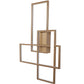 Abstract Gold Aluminium Wall Light | I-0086-LED | Included Bulb | Eliante by Jainsons Lights