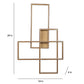 Abstract Gold Aluminium Wall Light | I-0086-LED | Included Bulb | Eliante by Jainsons Lights