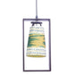 ELIANTE Brown Wood Base Green Glass Shade Hanging Light - Aj-1244-1Lp-Green - Bulb Included