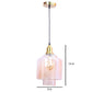 ELIANTE Gold Iron Base Gold Glass Shade Hanging Light - Aj-4122-1Lp - Bulb Included