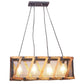 ELIANTE Black Iron Base Black Iron Shade Hanging Light - Aj-4131-4Lp - Bulb Included