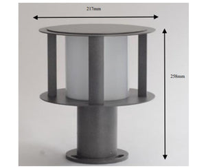 JS-AMS AL 1122-Small G/L Modern Gate Lights