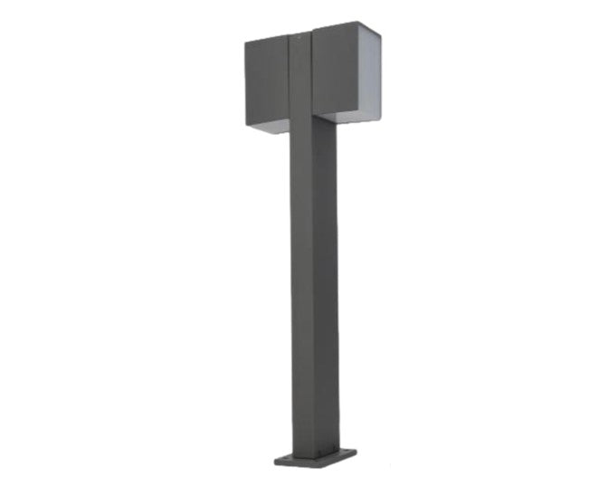 JS-AMS AL 2007-2X12W-300mm Led Garden Bollard Lights