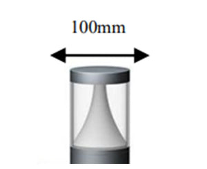 JS-AMS AL 404-12W-500mm Led Garden Bollard Lights