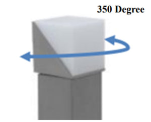 JS-AMS AL 4400-12W-500mm Led Garden Bollard Lights