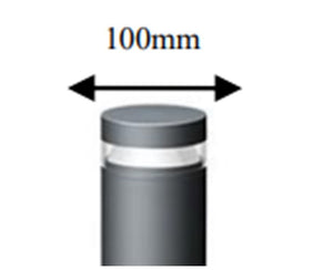 JS-AMS AL 505-12W-300mm Led Garden Bollard Lights