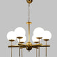 Adriana Gold Iron Globe Chandelier | 5022-6lp | Included Bulb | Eliante by Jainsons Lights