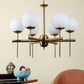 Adriana Gold Iron Globe Chandelier | 5022-6lp | Included Bulb | Eliante by Jainsons Lights