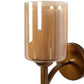Alif Gold Iron Wall Light | S-400-1W | Included Bulb | Eliante by Jainsons Lights
