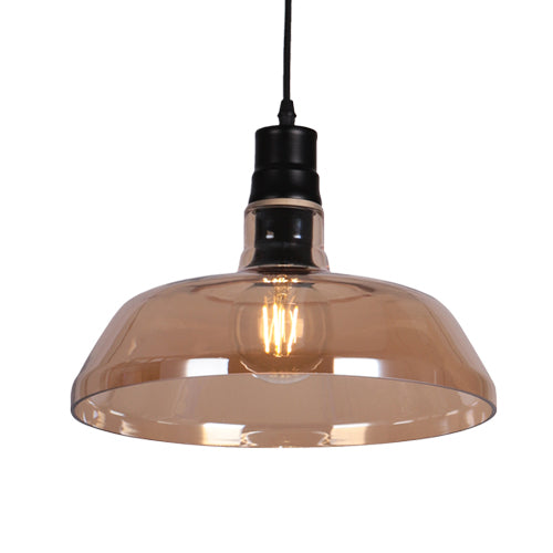 JSPHILO Clear 4-329-1xE27 Impressions Glass Hangings