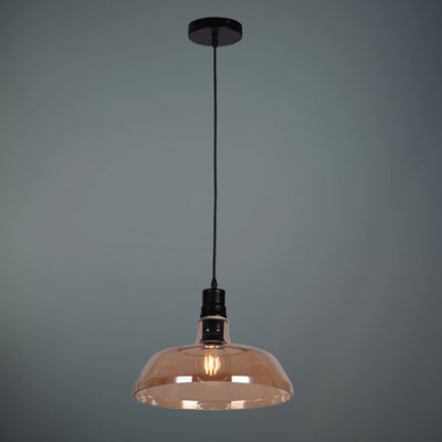 JSPHILO Amber 4-329-1xE27 Impressions Glass Hangings