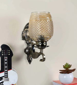 Manchester Antique Brass Aluminium Wall Sconces | JS-1218-1W | Included Bulb | Eliante by Jainsons Lights