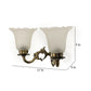 Ladder Antique Brass Metal Wall Sconces | no-2-2w | Included Bulb | Eliante by Jainsons Lights