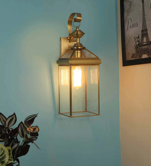 Titan Antique Brass Brass Wall Sconces | LALTAN-5-BRASS-1W | Included Bulb | Eliante by Jainsons Lights