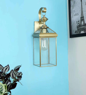 Titan Antique Brass Brass Wall Sconces | LALTAN-5-BRASS-1W | Included Bulb | Eliante by Jainsons Lights