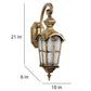 Miu Antique Gold Aluminium Outdoor Wall Light | JS-PARI-1W-A | Included Bulb | Eliante by Jainsons Lights