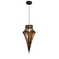 Alpha Brown Iron Hanging Light | 2202 | Included Bulb | Eliante by Jainsons Lights